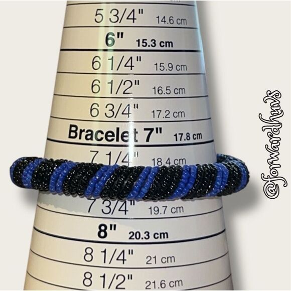 Sashka Seed Bead Bracelet Set of 2 - Fits a Med / Med-Lg Hand - Picture 6 of 8